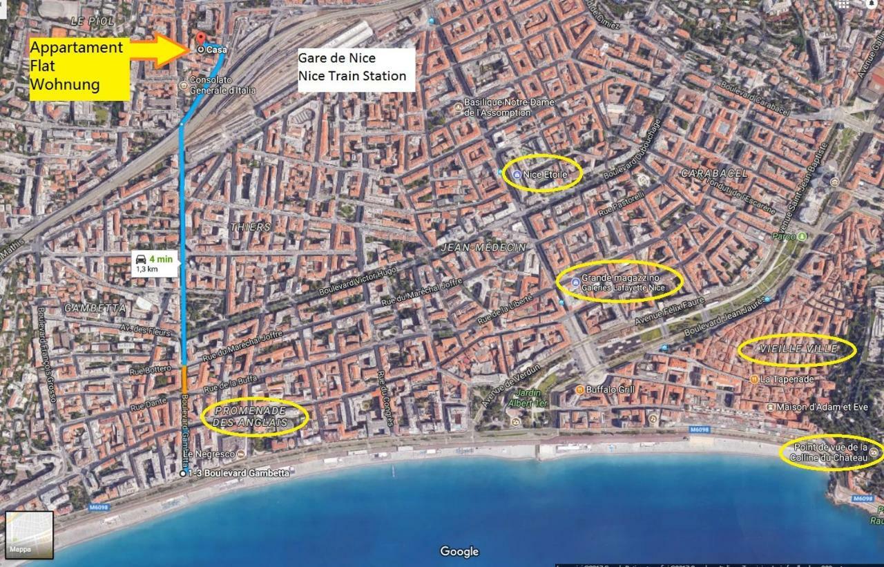 Nice/Nizza : Apartment Dış mekan fotoğraf